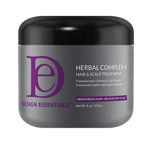 Design Essentials Herbal Complex 4 Hair & Scalp Treatment, Alleviate Dry Scalp and Promote Growth